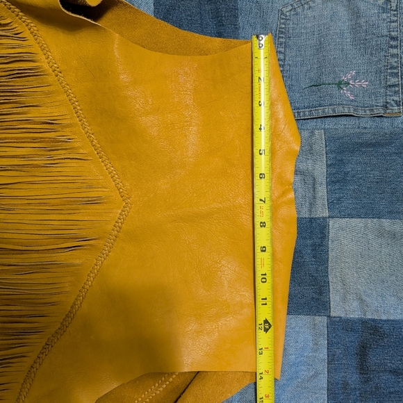 Fringe Leather Boho Vest - Picture 10 of 11